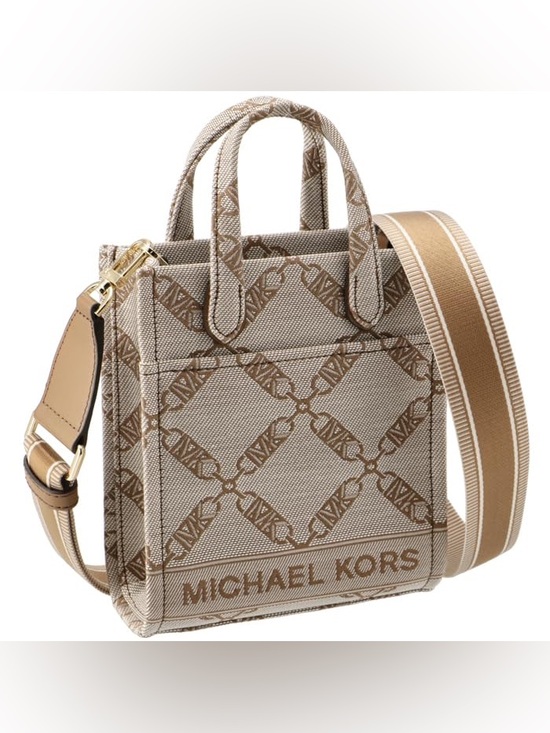 Michael Kors Handbags - MICHAEL KORS
GIGI EXTRA-SMALL EMPIRE LOGO JACQUARD CROSSBODY BAG